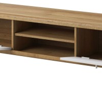 Έπιπλο τηλεόρασης 02103-PR Λευκό+Riviera 160x50x40cm