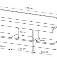 Σύνθεση 36134-LNs-mini Φυσικό 218X194X54cm