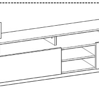 Σύνθεση Alva Ανθρακί +Φυσικό Golden craft  2,60x171,5x30-40cm