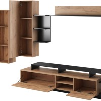 Σύνθεση Alva Ανθρακί +Φυσικό Golden craft  2,60x171,5x30-40cm