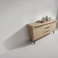 Μπουφές Nordi Artisan+μαύρο 160x83x40cm