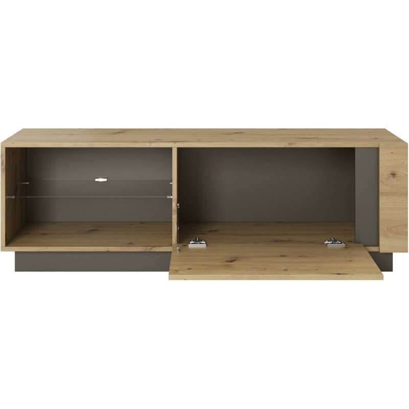 Έπιπλο τηλεόρασης 36146-ARC-STV Artisan+Γραφίτης 138,1x45,5x40cm