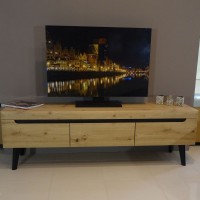 Έπιπλο τηλεόρασης Nordi Artisan +μαύρο 160x50x40cm
