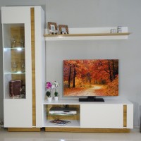 Βιτρίνα 36146-ARCW-HV λευκό+Grandson 60x194x40cm