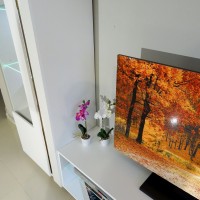 Σύνθεση 36146-ARCW Λευκό+Λευκό High Gloss+Grandson 270x194x40cm