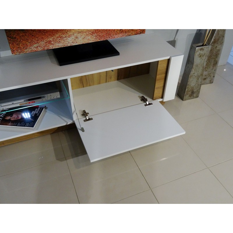 Σύνθεση 36146-ARCW Λευκό+Λευκό High Gloss+Grandson 270x194x40cm