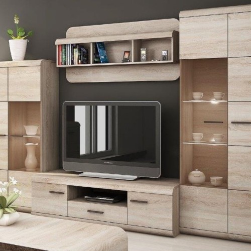 Σύνθεση τοίχου 36134-LN Φυσικό 300X194X37-54cm