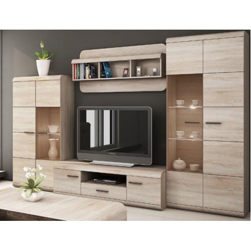 Σύνθεση τοίχου 36134-LN Φυσικό 300X194X37-54cm