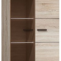 Βιτρίνα 36134-LN-HV Φυσικό 80X194X37cm