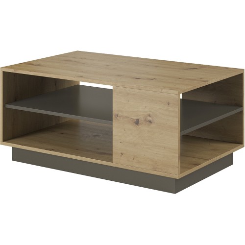 Τραπεζάκι 36146-ARC-40 Artisan+Γραφίτης 100x45,5x60 cm