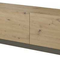 Έπιπλο τηλεόρασης 36146-ARC-BTV Artisan+Γραφίτης 187,5x45,5x40cm