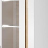 Βιτρίνα 36146-ARCW-HV λευκό+Grandson 60x194x40cm