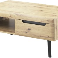 Τραπεζάκι Nordi Artisan+μαύρο 107x46x67cm