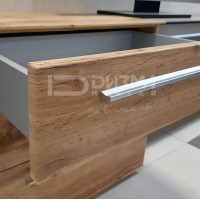 Σύνθεση τοίχου Binz-2 Γραφίτης+Βασάλτης 300x206x43-37cm