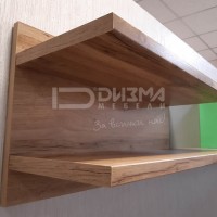 Σύνθεση τοίχου Binz-2 Γραφίτης+Βασάλτης 300x206x43-37cm