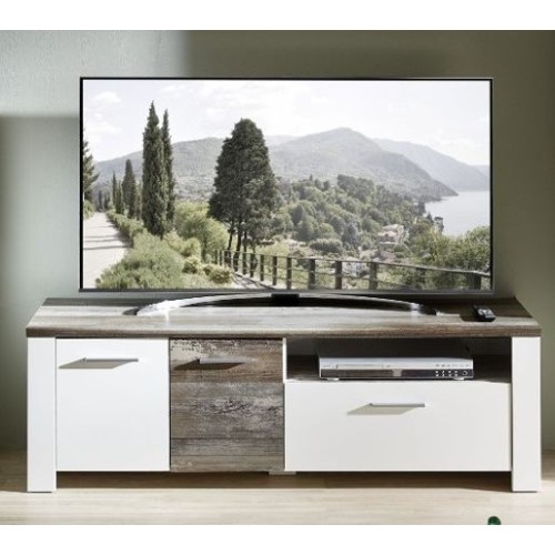 Έπιπλο τηλεόρασης Mateo λευκό 144,5x51,5x48cm