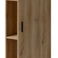 Σύνθεση Talina_ec Λευκό+Kingstone Oak 270x175x48cm
