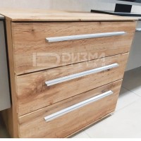 Σύνθεση τοίχου Binz-2 Γραφίτης+Βασάλτης 300x206x43-37cm