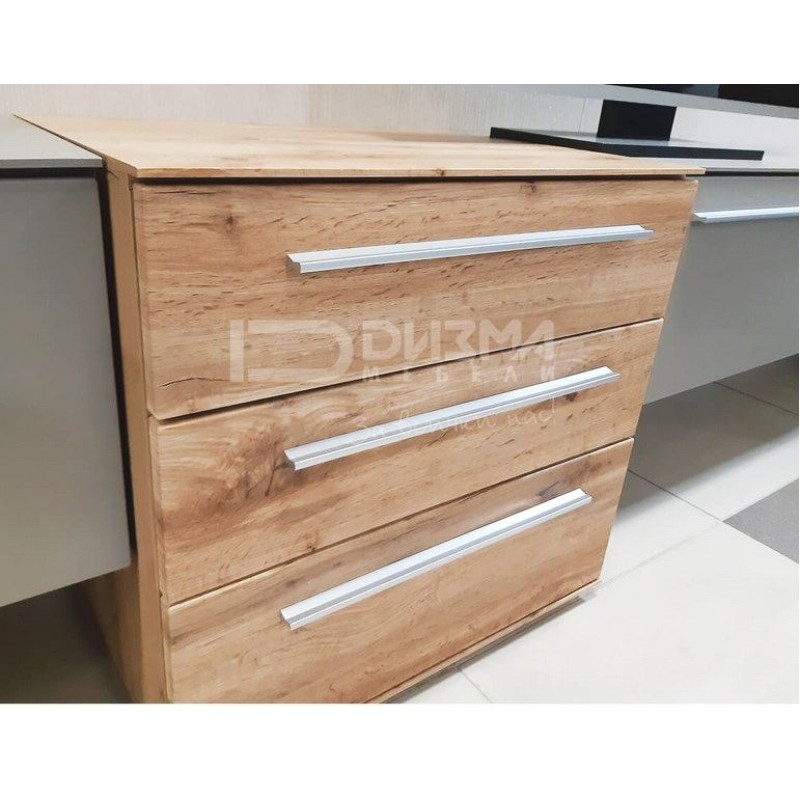 Σύνθεση τοίχου Binz-2 Γραφίτης+Βασάλτης 300x206x43-37cm