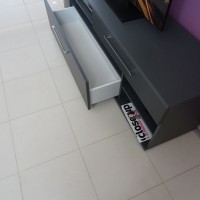 Σύνθεση Kantate 200x187x42cm γραφίτης+Λευκό