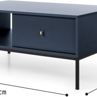 Τραπεζάκι Mono Μπλε 103,5x46,2x68cm
