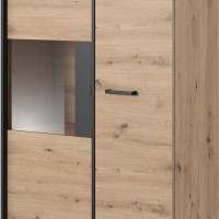 Σύνθεση  Nest Φυσικό Artisan+Black pearl 265x150x42cm