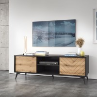 Έπιπλο τηλεόρασης Diamond Ανθρακί+Evoke 154x50x39