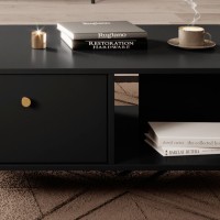 Τραπεζάκι NOTTE ανθρακί 97x60x40cm