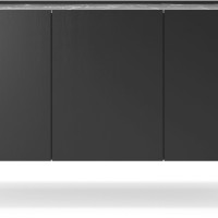 Μπουφές Harmony ανθρακί+Μάρμαρο 144x37x83cm