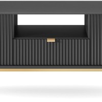 Έπιπλο τηλεόρασης Nova Ανθρακί+χρυσό 154x39x56cm