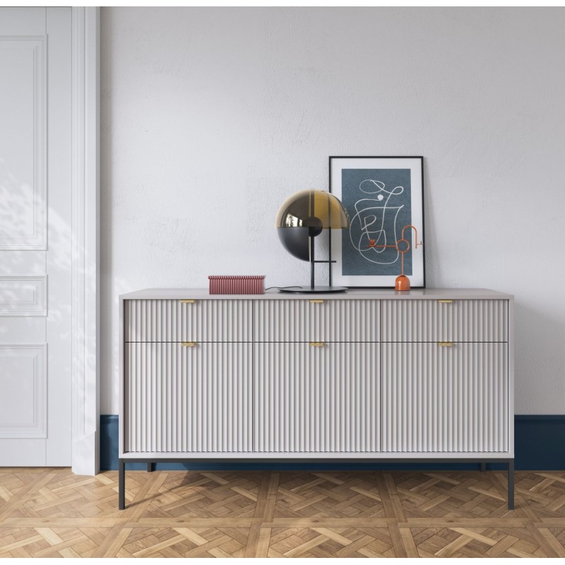 Μπουφές Nova Γκρι 154x39x83cm