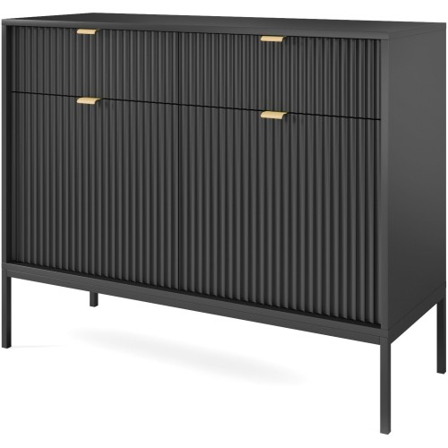 Μπουφές Nova Ανθρακί 104x39x83cm