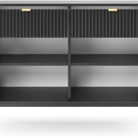 Μπουφές Nova Ανθρακί 104x39x83cm