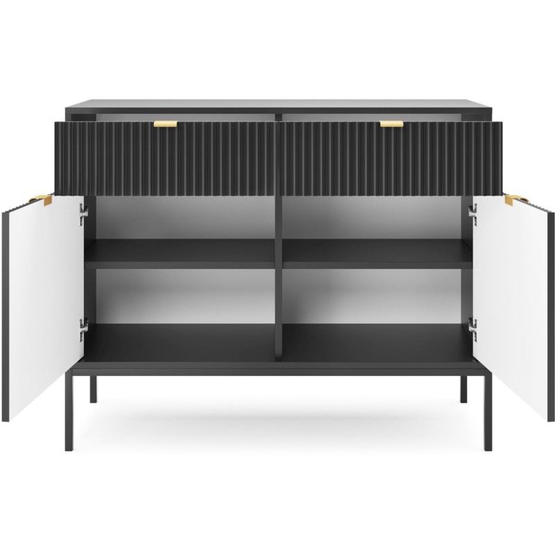 Μπουφές Nova Ανθρακί 104x39x83cm