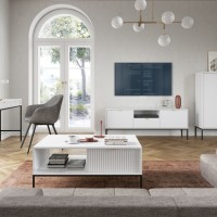Έπιπλο τηλεόρασης Nova Λευκό 154x39x56cm
