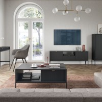 Έπιπλο τηλεόρασης Nova Ανθρακί 154x39x56cm