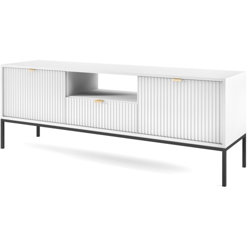 Έπιπλο τηλεόρασης Nova Λευκό 154x39x56cm