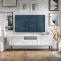 Έπιπλο τηλεόρασης Nova Λευκό 154x39x56cm