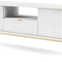 Έπιπλο τηλεόρασης Nova Λευκό+χρυσό 154x39x56cm