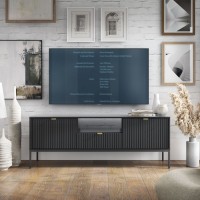 Έπιπλο τηλεόρασης Nova Ανθρακί 154x39x56cm