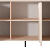 Μπουφές Rave Μπεζ+φυσικό Viking 153x82x40cm