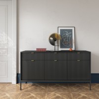 Μπουφές Nova Ανθρακί 154x39x83cm