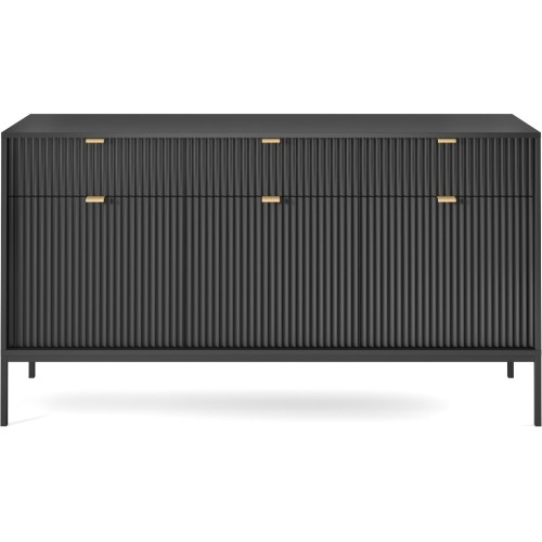 Μπουφές Nova Ανθρακί 154x39x83cm