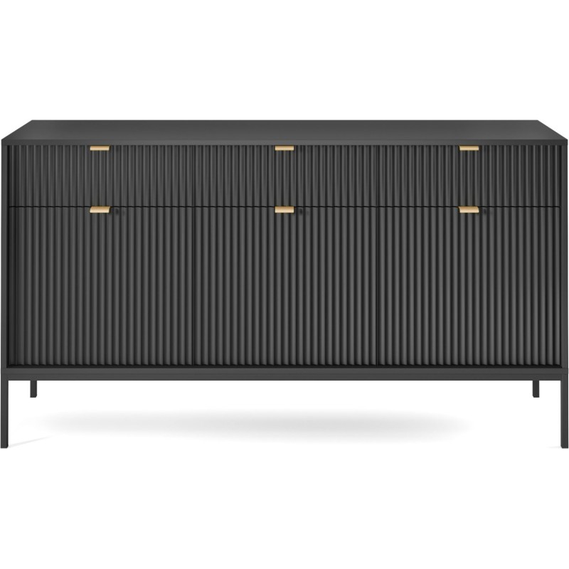 Μπουφές Nova Ανθρακί 154x39x83cm