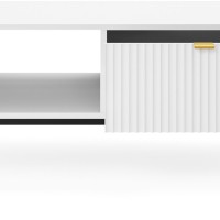 Τραπεζάκι Nova Λευκό Μ104xΠ68xΥ46cm