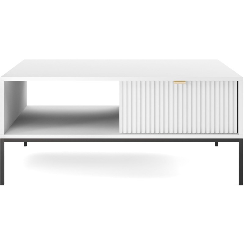Τραπεζάκι Nova Λευκό Μ104xΠ68xΥ46cm