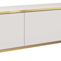 Κρεμαστό έπιπλο τηλεόρασης ORO λευκό 175x30x32cm