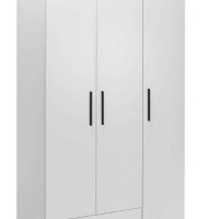Ντουλάπα white Λευκό 103x187x52cm