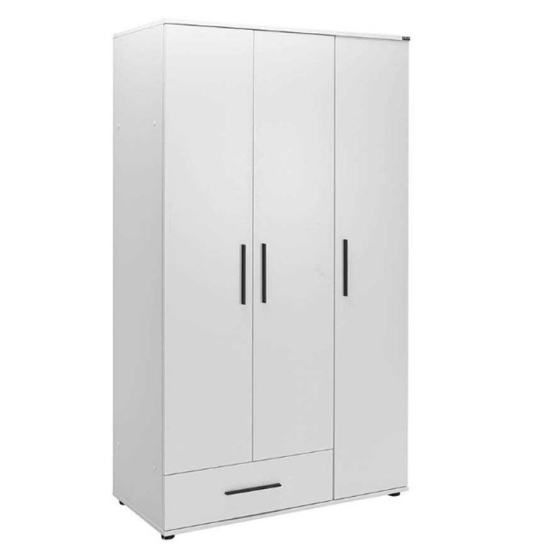 Ντουλάπα white Λευκό 103x187x52cm