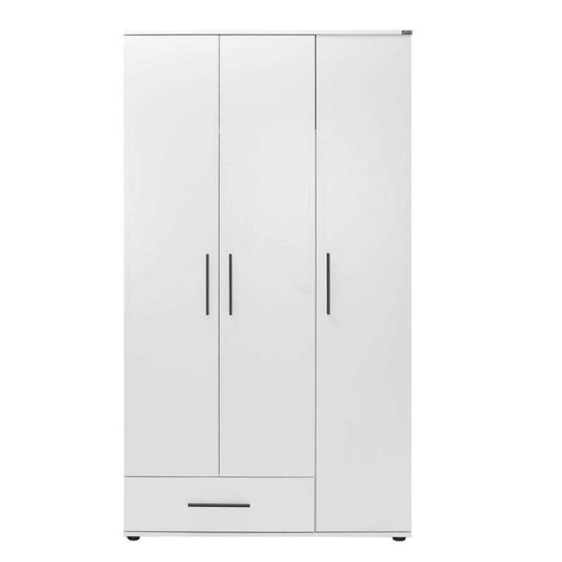 Ντουλάπα white Λευκό 103x187x52cm